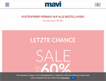 Tablet Screenshot of mavi-store.de